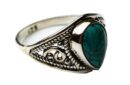 Silver Ring Teardrop Turquoise