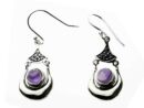 Silver Earring Amethyst