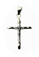 Silver Pendant Crucifix 4x2.5cm