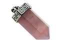 Pendant Wand Rose Quartz 15X35mm