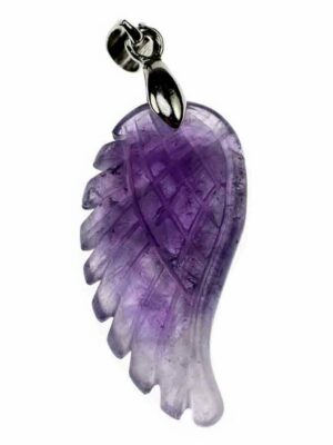 Pendant Wing Amethyst 35mm