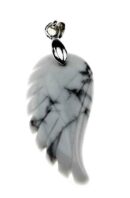 Pendant Wing Howlite 35mm
