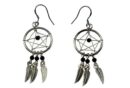 Earring Dream Catcher Black