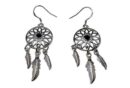 Earring Dream Catcher Black