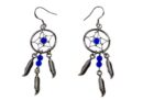 Earring Dream Catcher Blue