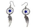 Earring Dream Catcher Blue