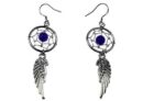 Earring Dream Catcher Purple