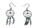 Earring Dream Catcher Turquoise