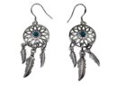 Earring Dream Catcher Turquoise
