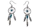 Earring Dream Catcher Turquoise
