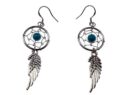 Earring Dream Catcher Turquoise