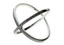 Silver Ring Double Style CZ
