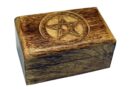 Box Carved Pentagram 5X3