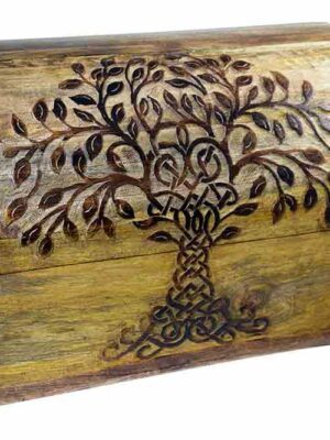 Box Chest With Tree Design