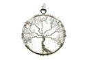 Pendant Clear Qtz Tree Of Life