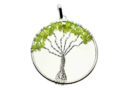Pendant Peridot Tree Of Life