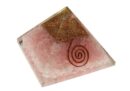 Pyramid Orgone Rose Quartz 8.5cm