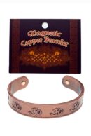 Bracelet Copper Magnetic Om