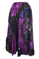 Skirt Long Tiered Purple