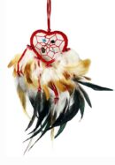 Dream Catcher Heart Red 6cm