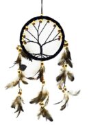 Dream Catcher Tree Black 12cm