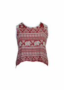 Top Tank Style Ethnic Elephant