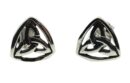 Silver Earring Stud Trinity