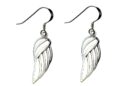 Silver Earring Wings Cut Style