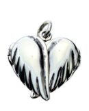Silver Pendant Locket Heart