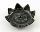 Lotus With Glass Black W5.3cm 2pcs