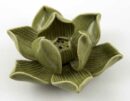Incense Holder Lotus Green