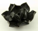Incense Holder Lotus Black