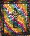Bedspread Double Celtic Cross Multi