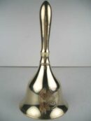 Bell 4" Pentagram Brass Colour