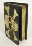 Box Book Shape Skull And Bones