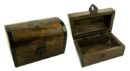 Box Wooden Chest With Crest