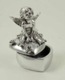 Cherub On Heart Box 6X5X8cm 3pcs
