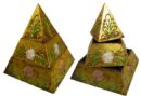 Box Pyramid 3 Layers Wood 25cm