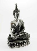 Buddha Thai Sitting Silver Colour 16cm