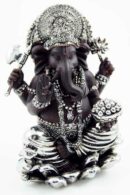 Ganesh Sitting 11.5X9X16cm