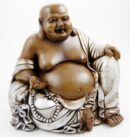 Buddha Happy Sitting H21cm