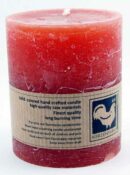 Candle Pillar Rust 75X65mm