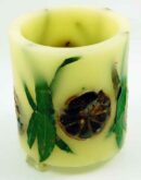 Candle Votive Orange And Eucalyptus 10cm