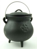Cauldron With Pentagram W19cm
