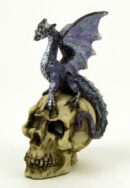 Dragon Purple On Ivory Skull