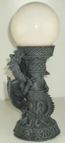 Dragon Light Black Resin W15cm