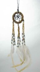 Dream Catcher Beaded Natural 5000 3.5cm