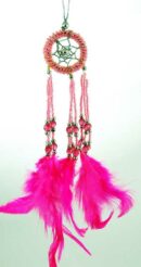 Dream Catcher Beaded Pink 5000 3.5cm