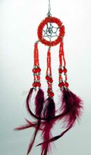 Dream Catcher Beaded Red 3.5CM 5000