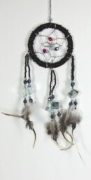 Dream Catcher Beaded Mirrors Black 5cm